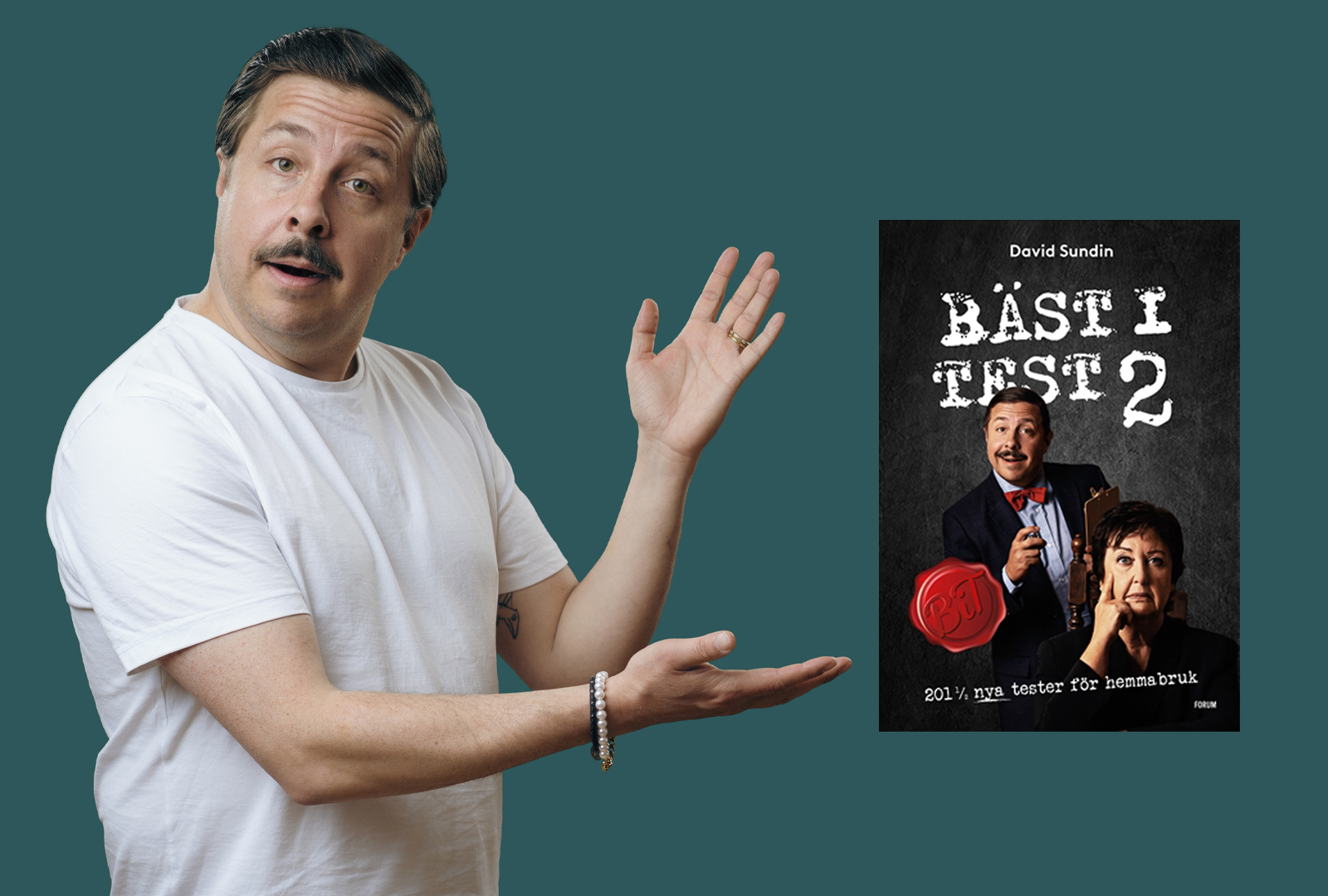 David Sundin ger ut boken Bäst i test 2