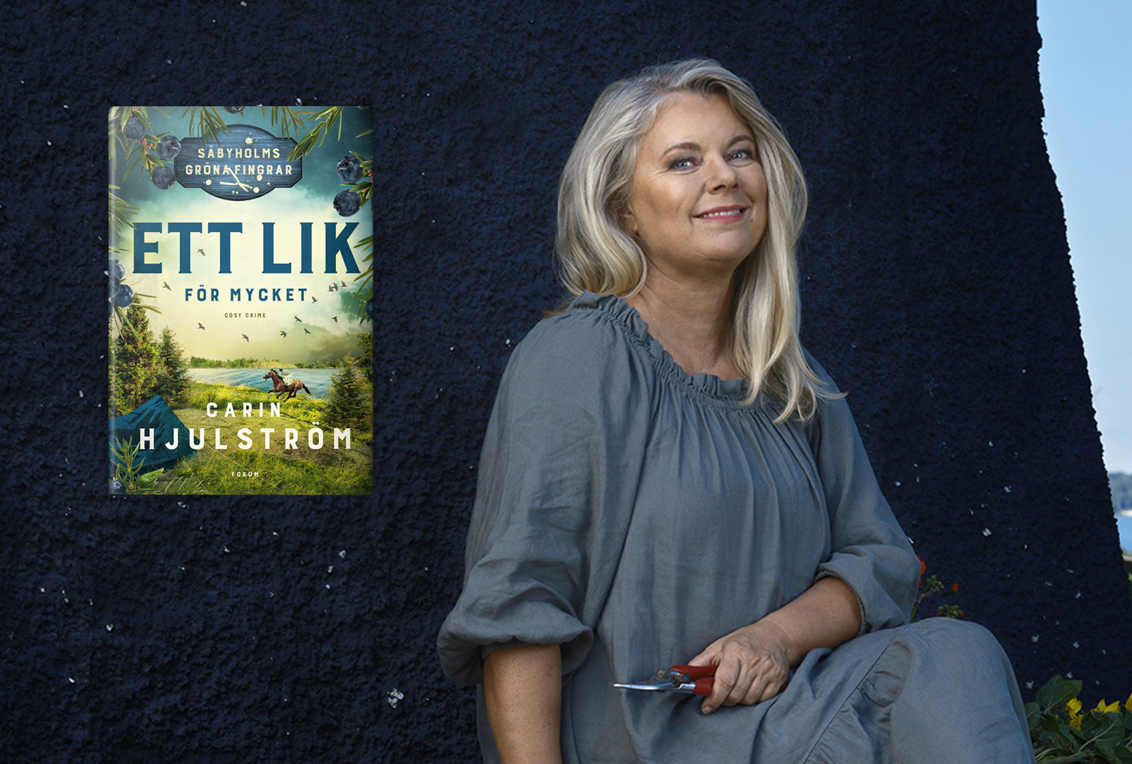 Carin Hjulström gör succé med sin deckarserie