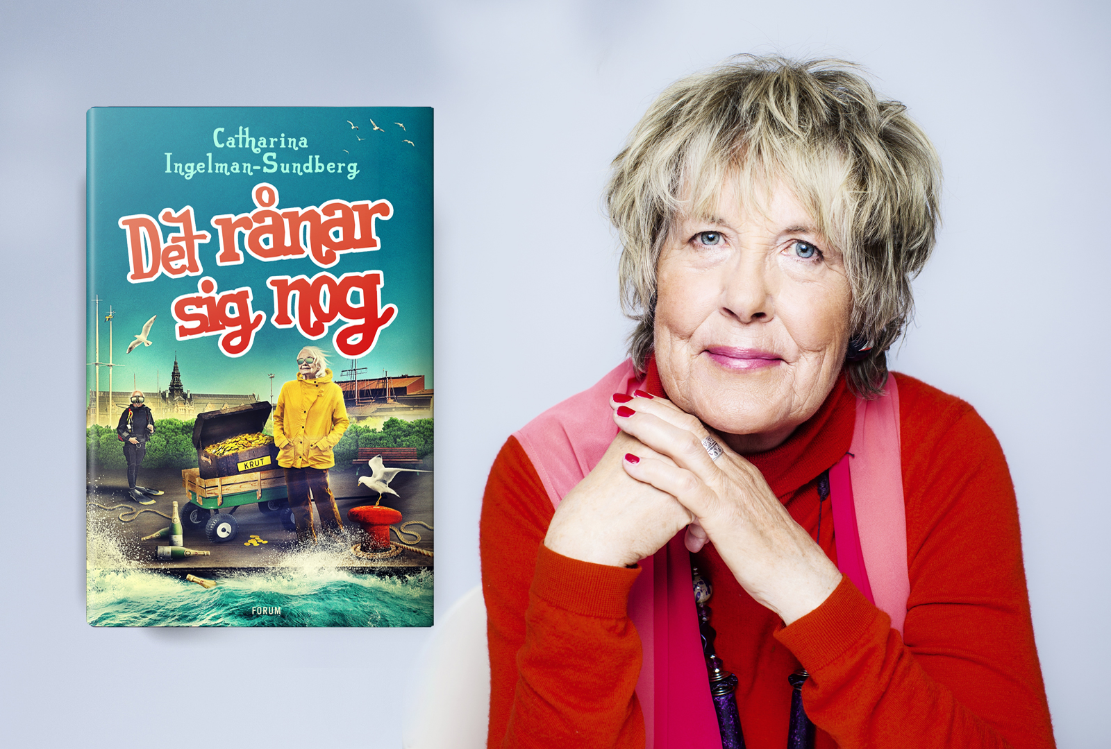 Catharina Ingelman-Sundberg avslutar sin hyllade bokserie om den kaxiga Pensionärsligan