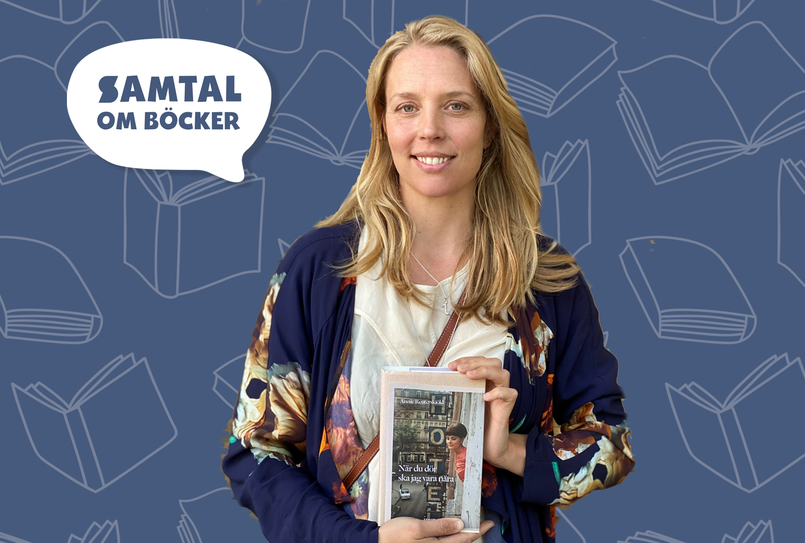 Annie Reuterskiöld i podden Samtal om böcker