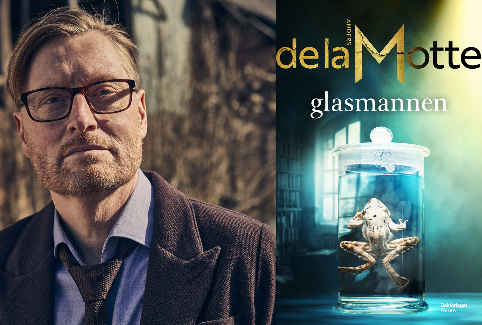 Anders de la Motte dubbelt aktuell med ny bok och TV-serie