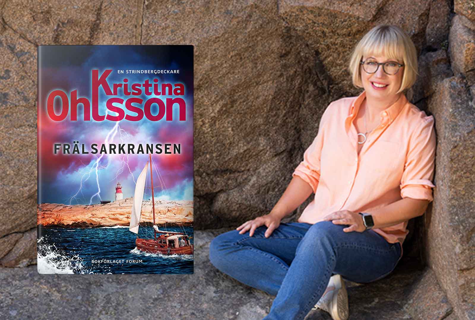 Kristina Ohlsson släpper fjärde boken i Strindbergserien och tillsammans med Sotenäs kommun lanseras en deckarvandring på Hovenäset