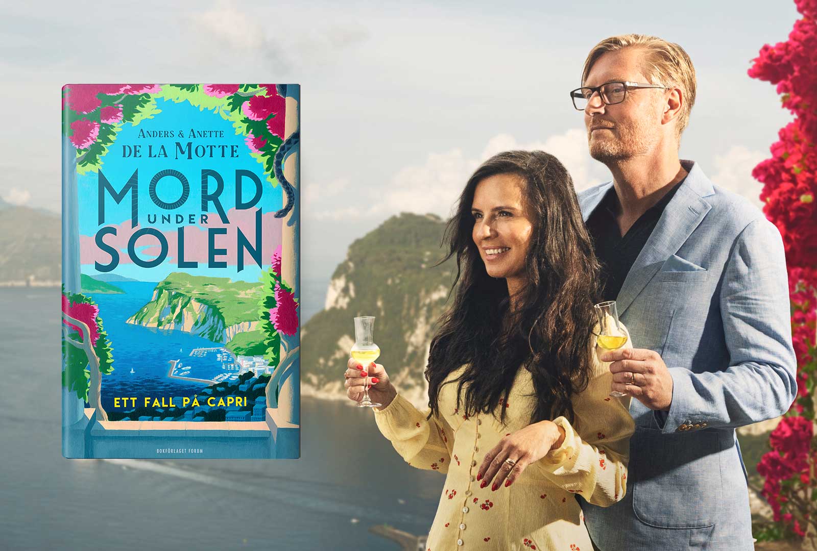 Anders och Anette de la Motte: "Vi älskar pusseldeckargenren och vi älskar Italien."