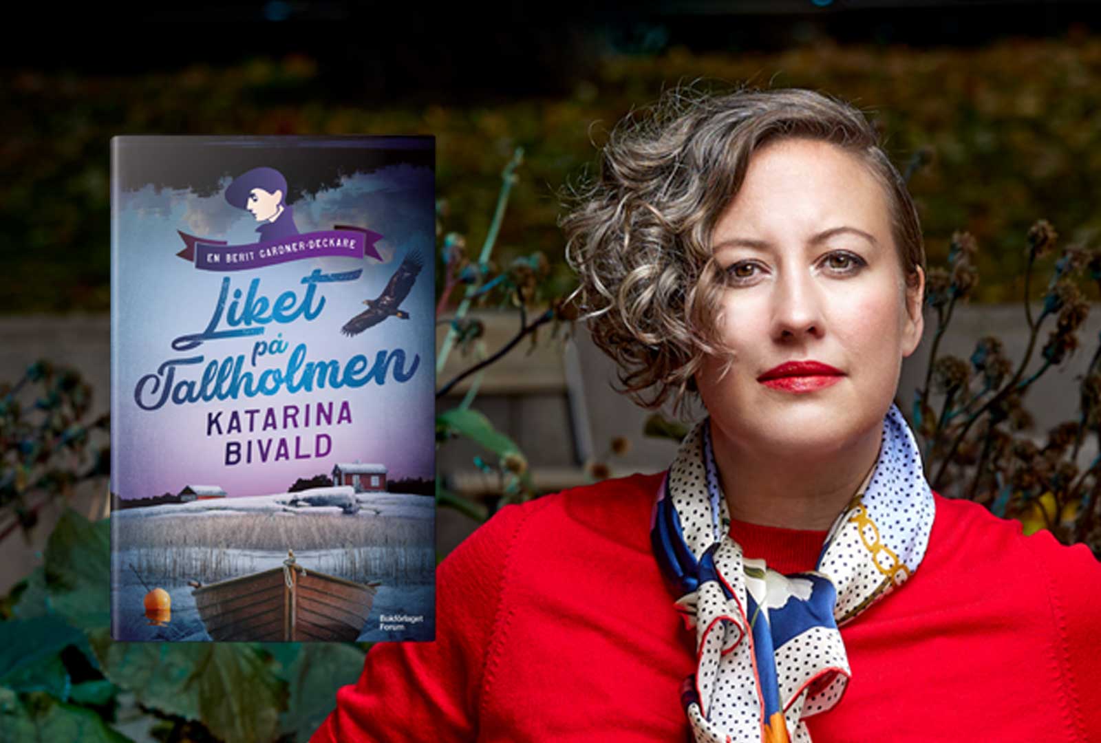 Bivald gör succé i USA – Stockholms skärgård blir brottsplats i ny bok