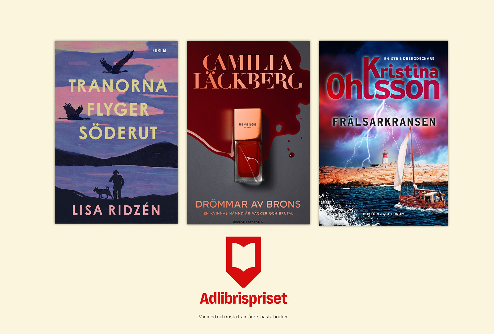 Adlibrispriset: de kan bli årets böcker 2024