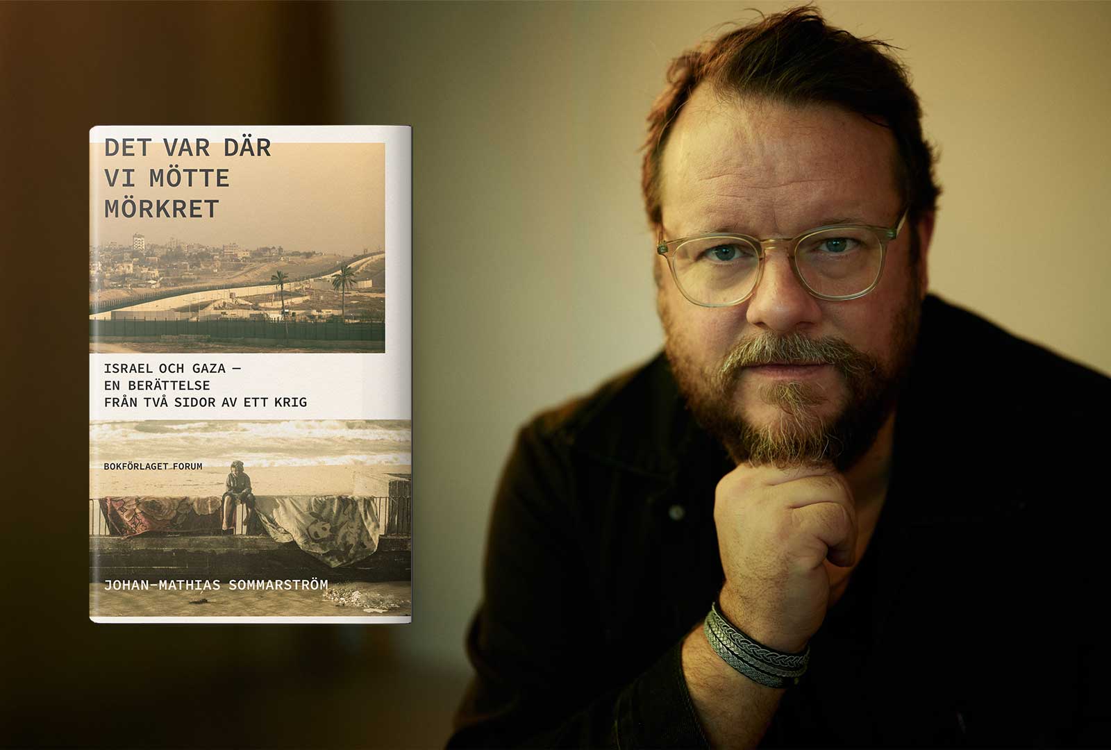 Sommarström skildrar krigets mänskliga pris i ny bok om Israel och Gaza