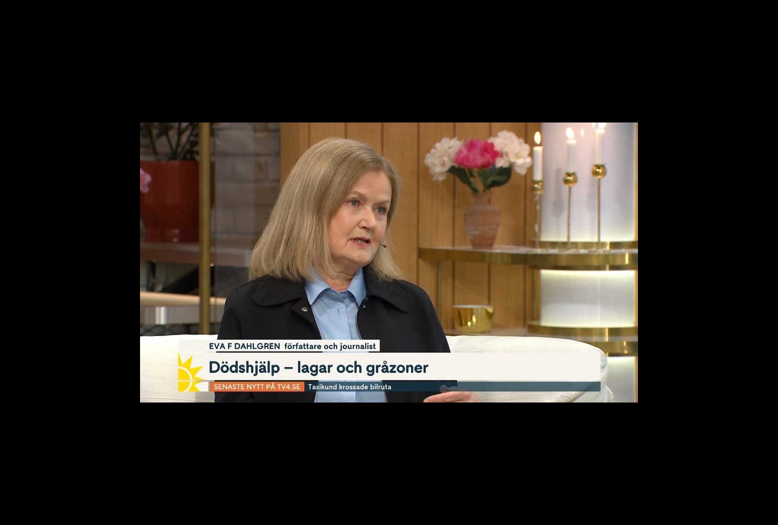 Eva F Dahlgren i Nyhetsmorgon