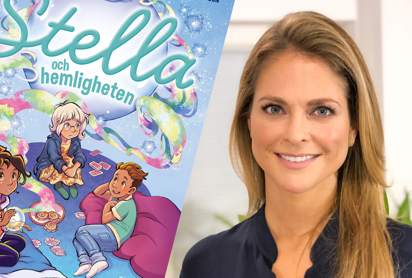 Prinsessan Madeleine medverkar i boksamtal på Junibacken i samband med boksläppet av Stella och hemligheten