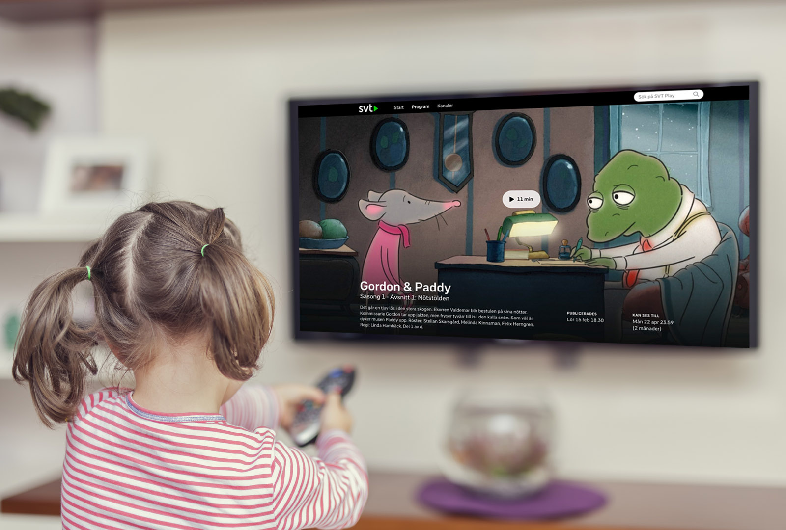 Kommissarie Gordon och Paddy på SvT