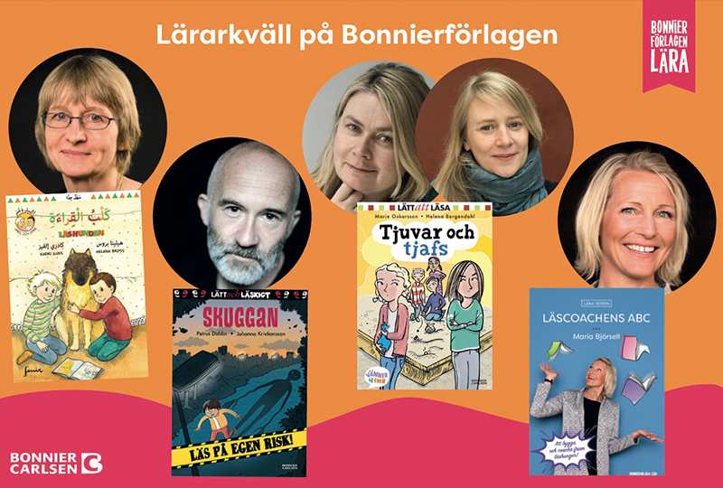 Lärarkväll på Bonnierförlagen den 17 februari