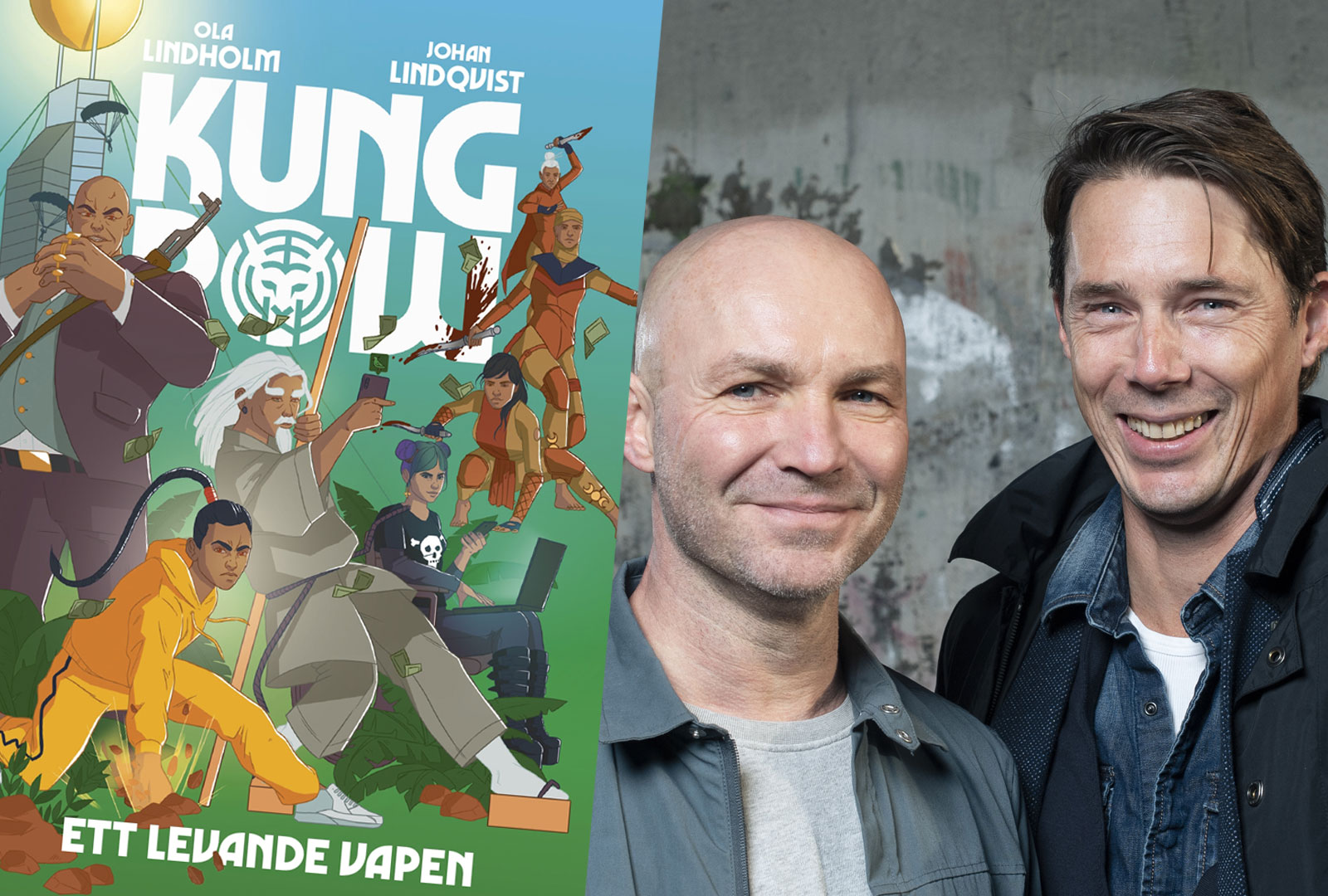 Kung Pow-skaparna bjuder på nästa bok; Kung Pow. Ett levande vapen