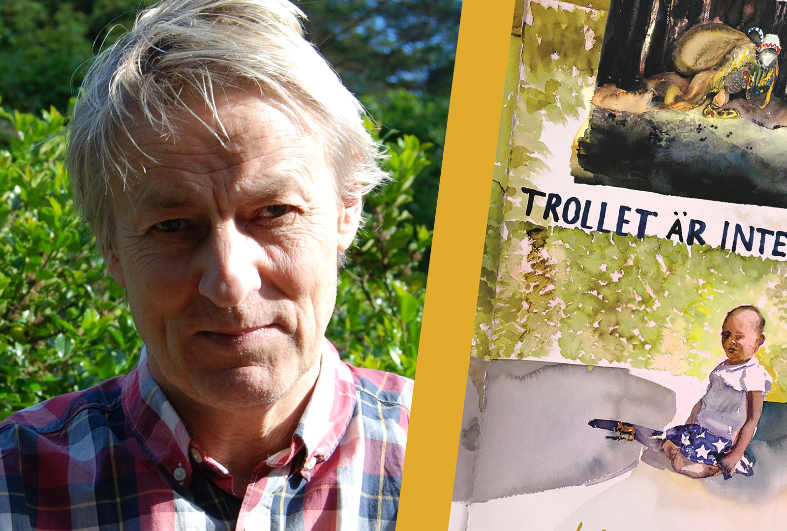 Lars Lerin tilldelas utmärkelsen Din Bok – Vårt Val