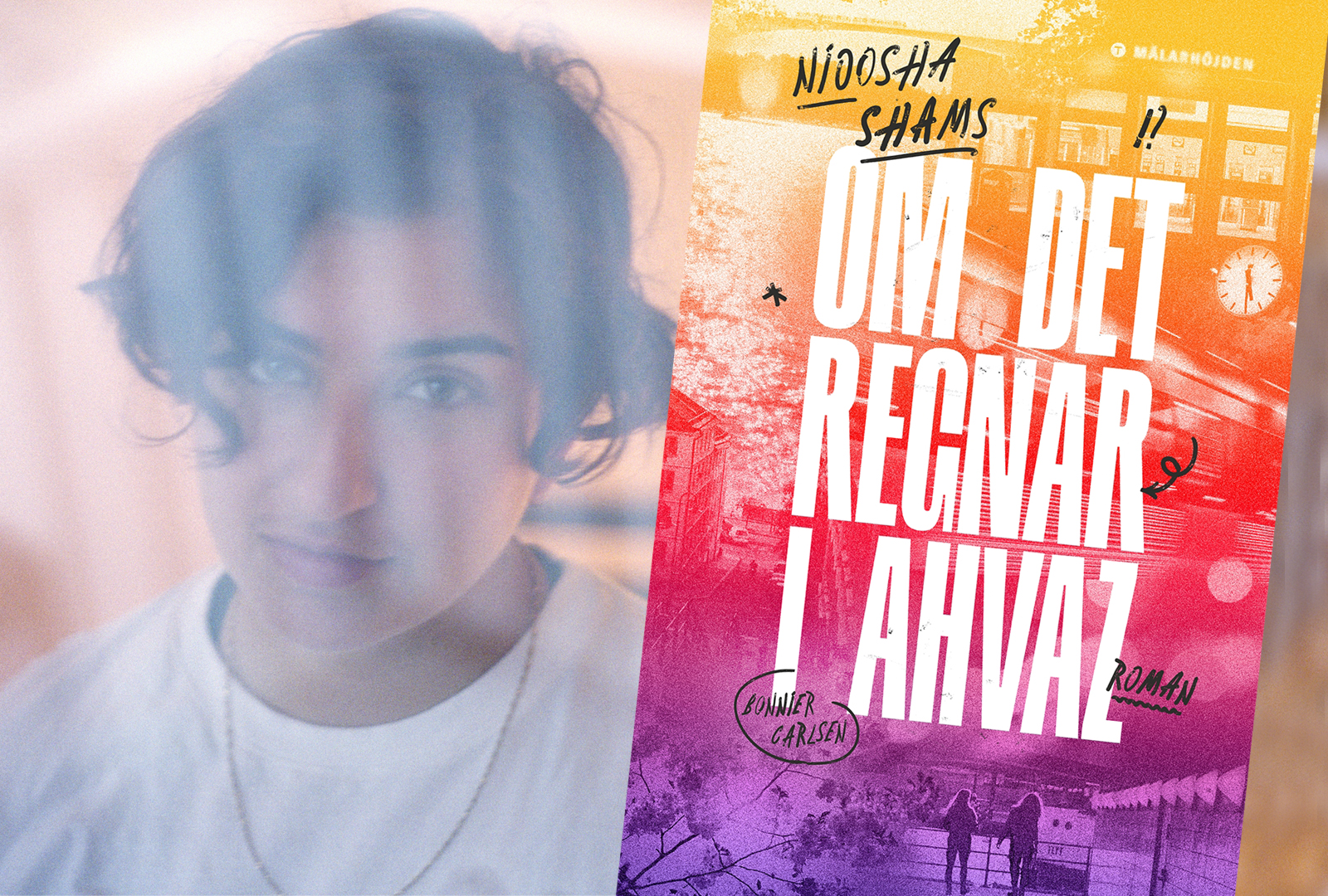 Nioosha Shams om debutromanen Om det regnar i Ahvaz