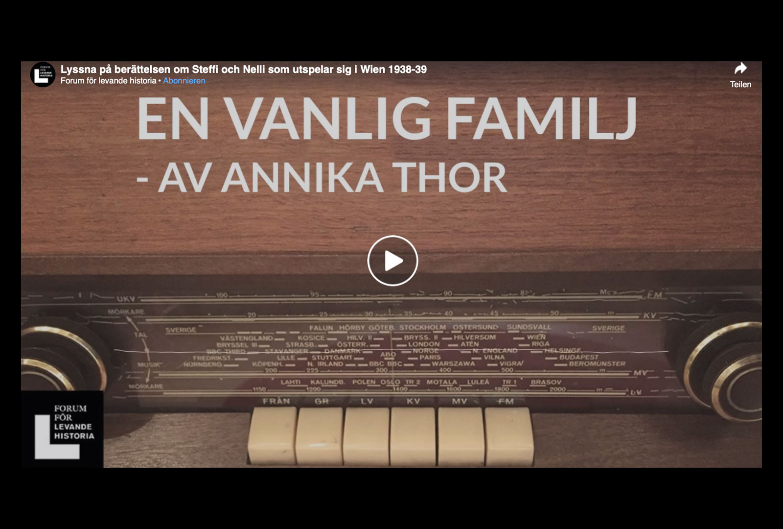 Lyssna på Hörspelet En vanlig familj – en prequel till böckerna om Steffi och Nelli