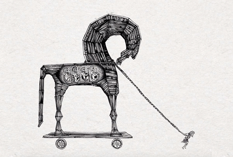 Se en boktrailer för Odysseus pojke