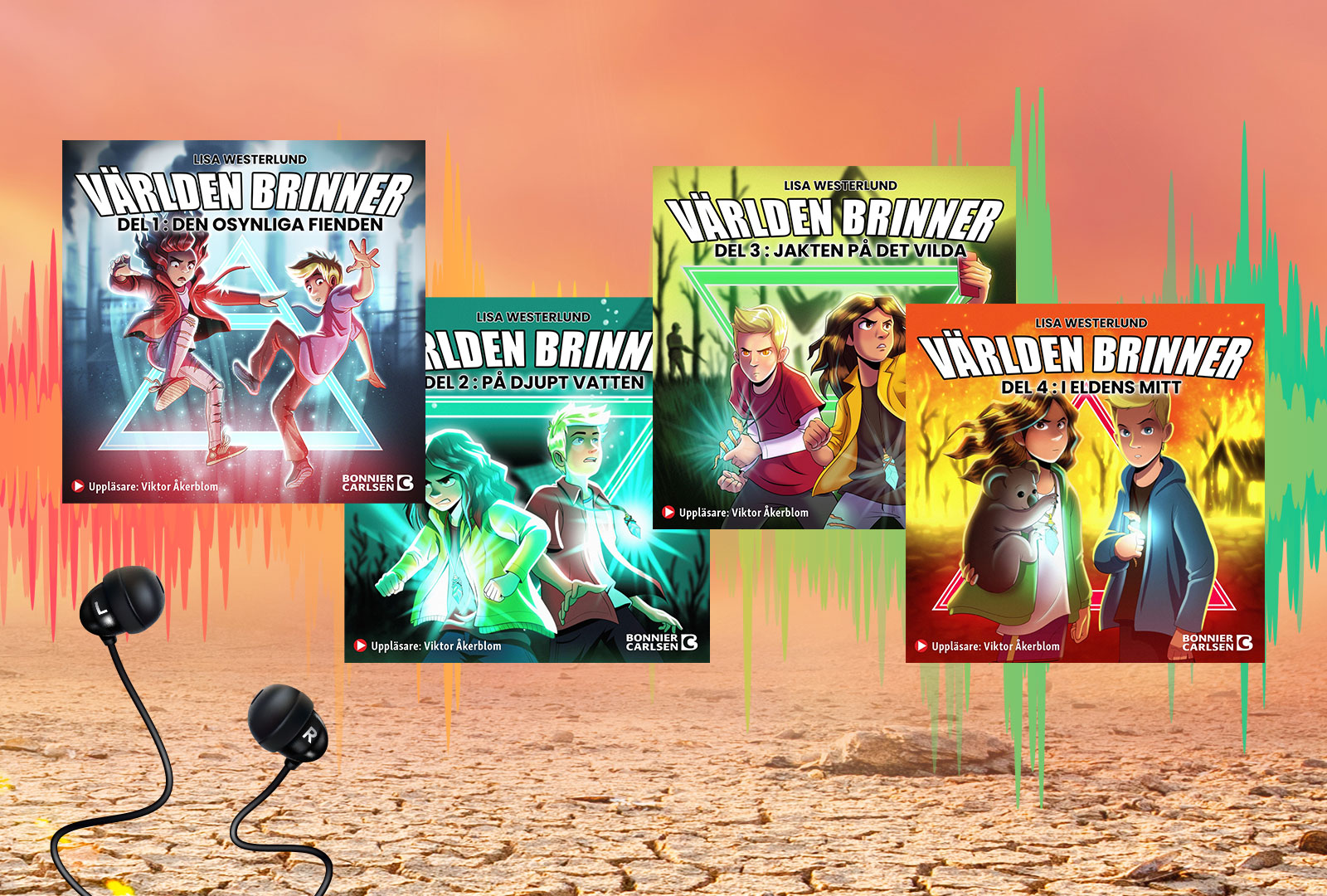 Magiska kristaller mot klimathot i ny fantasyserie