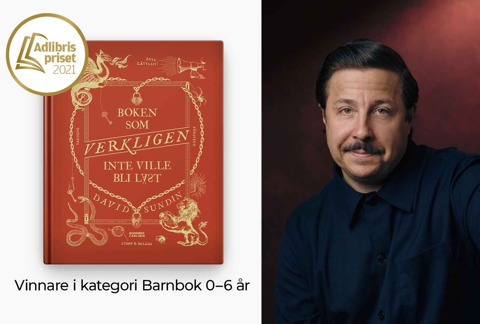Adlibrispriset 2021 till David Sundin