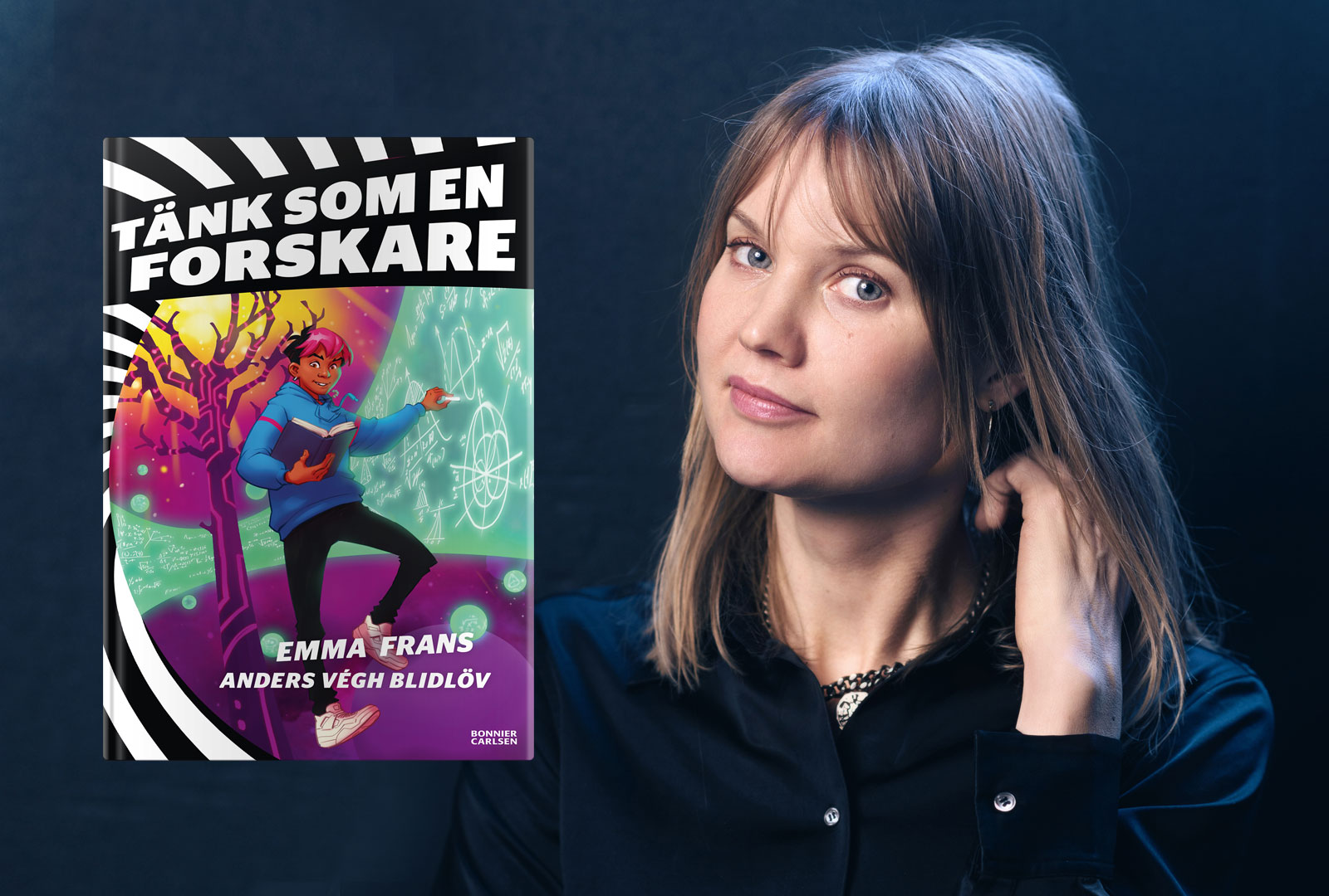 Emma Frans debuterar med barnbok: "Jakten på kunskap är ett spännande äventyr!"