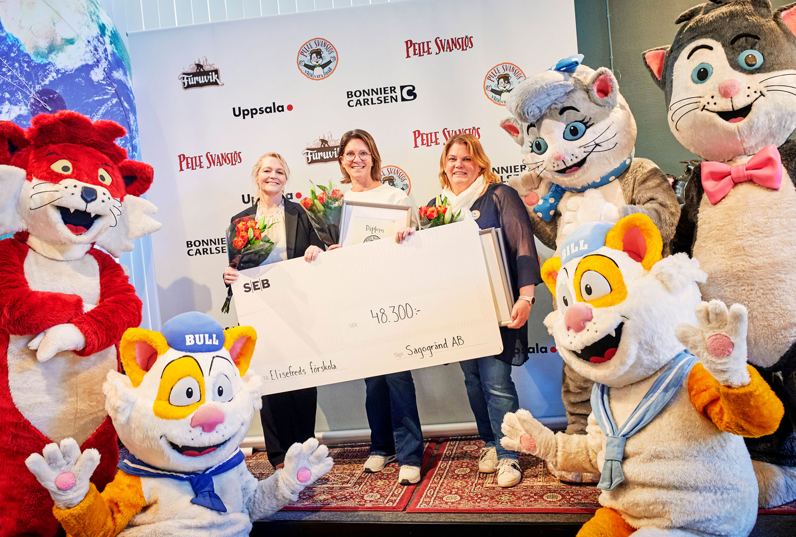 Elisefreds förskola i Skurup tilldelas Pelle Svanslös Våga vara snäll-stipendium