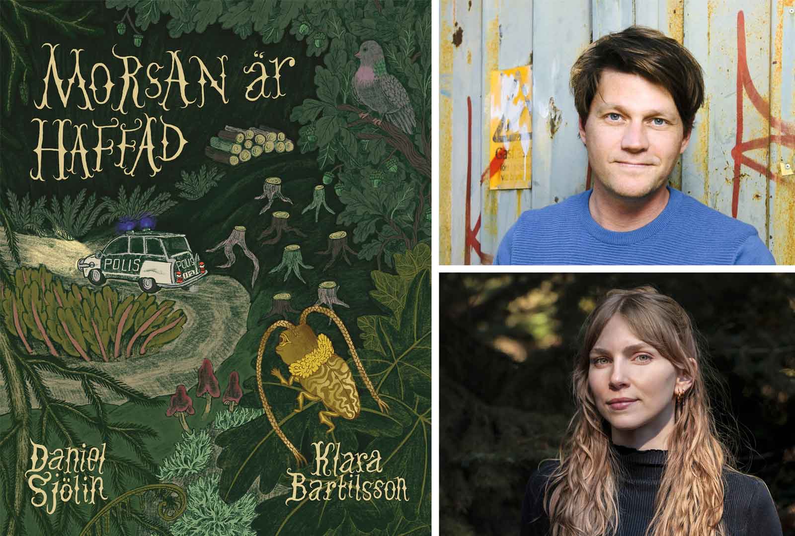 Daniel Sjölin och Klara Bartilsson tilldelas Spårhunden 2023