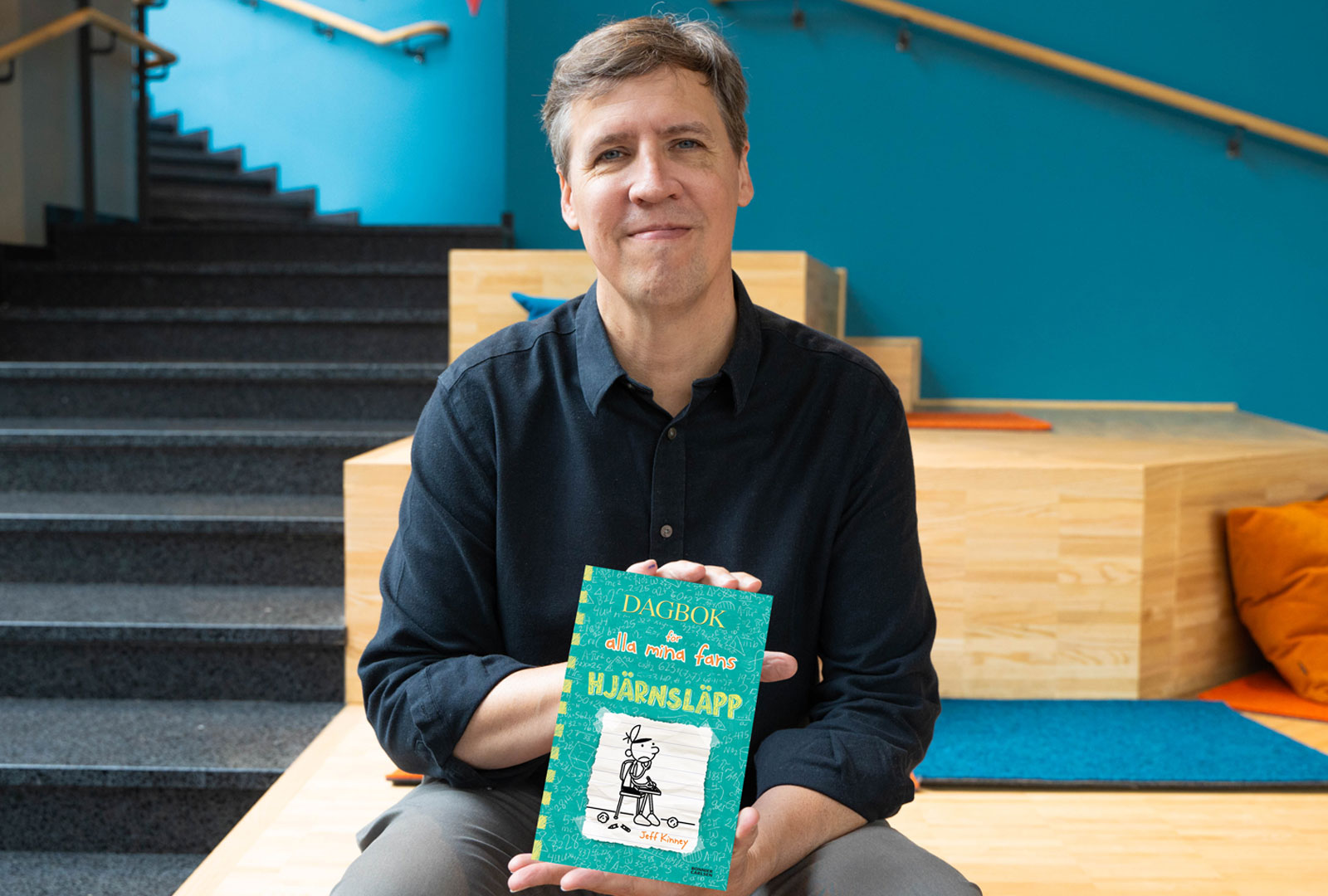 Hjärnsläpp är här: Jeff Kinney säger hej till de svenska läsarna