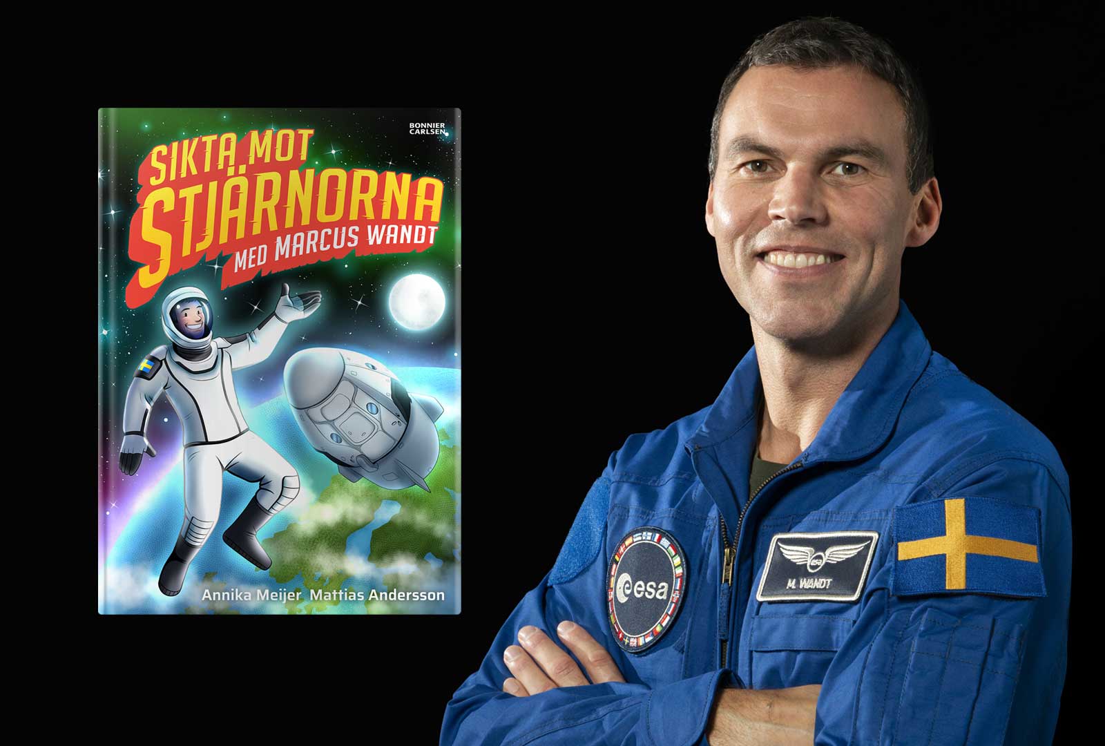 Marcus Wandt debuterar med barnboken Sikta mot stjärnorna