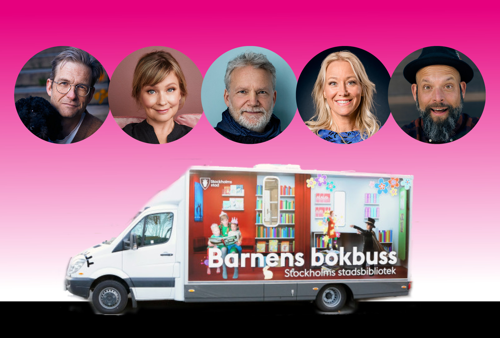 Barnens bokbuss på Stockholms Kulturfestival