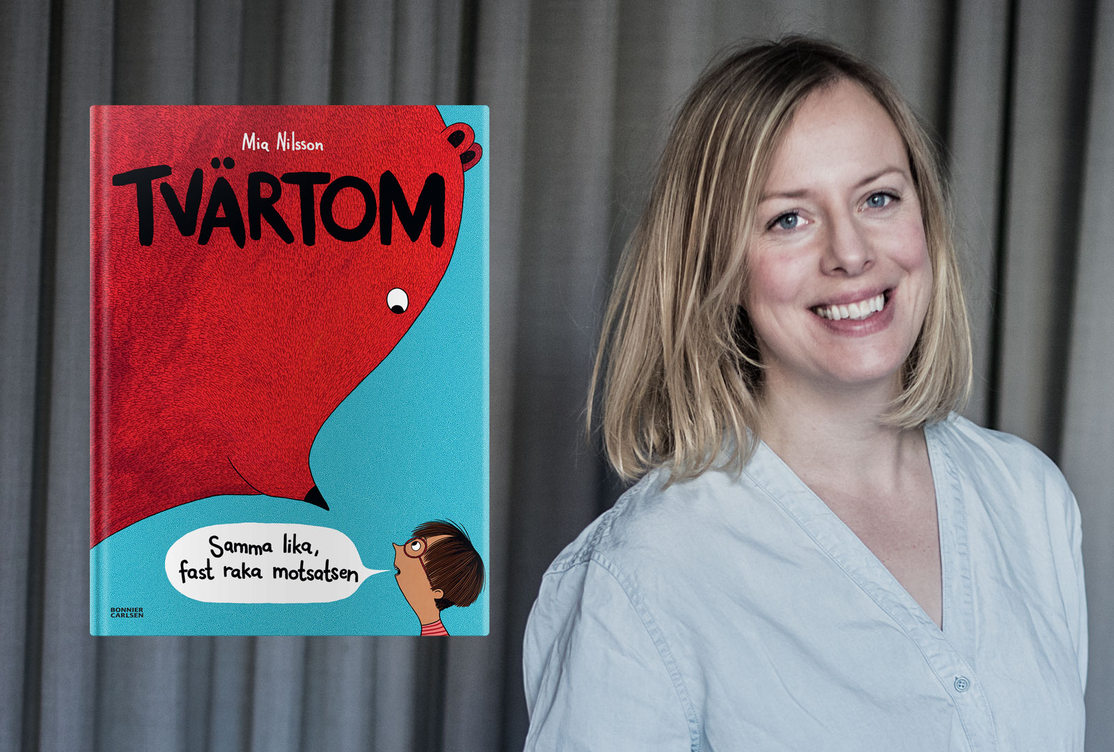 Mia Nilsson: "Oftast kommer bilderna först, sen jobbar jag fram texten"