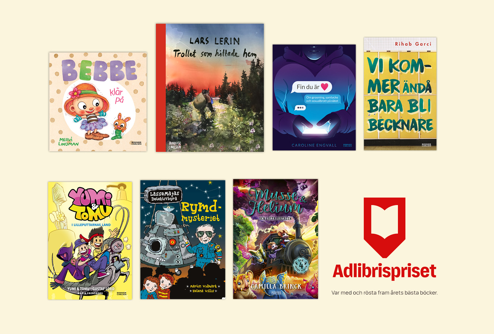 Adlibrispriset: de kan bli årets böcker 2024