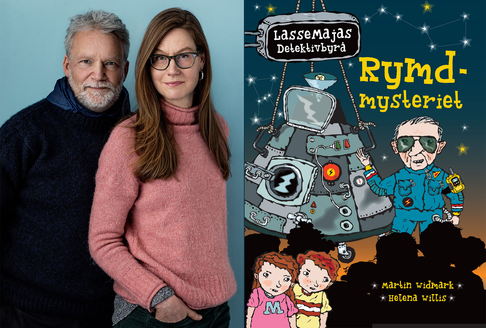 Martin Widmark och Helena Willis nomineras till Spårhunden 2024