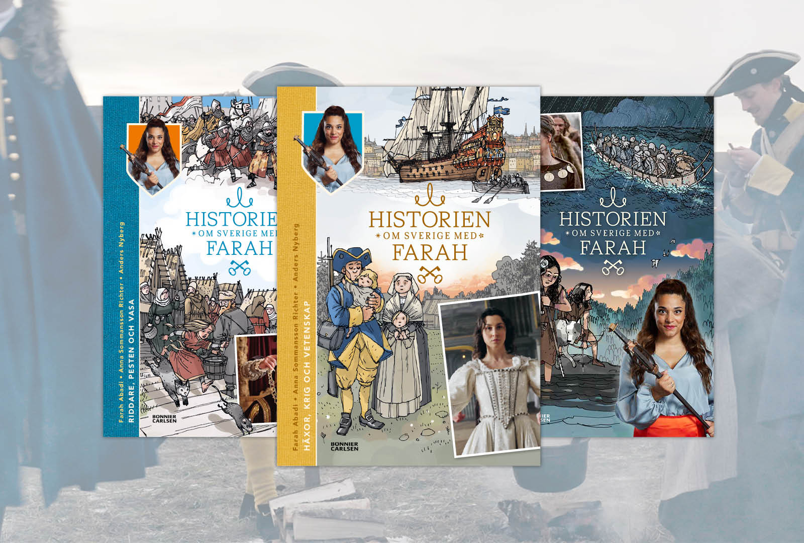 Stormaktstid, häxjakt och pest i tredje delen i Historien om Sverige med Farah