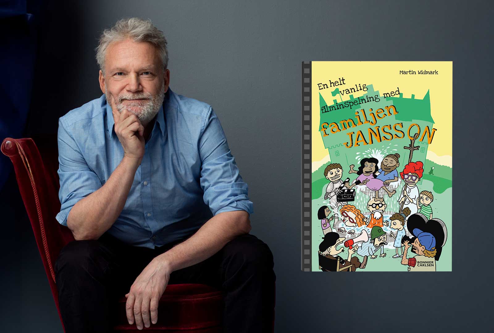 Martin Widmark: "det underbara med böcker är ju att man kan leka med olika tänkbara verkligheter"