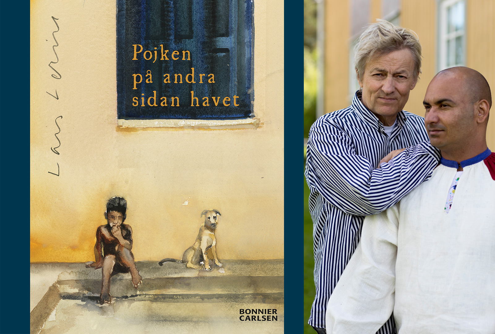 Juniors barndom skildras av Lars Lerin i nya bilderboken