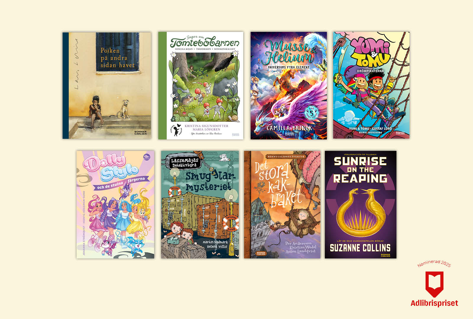 De är nominerade till Adlibrispriset 2025