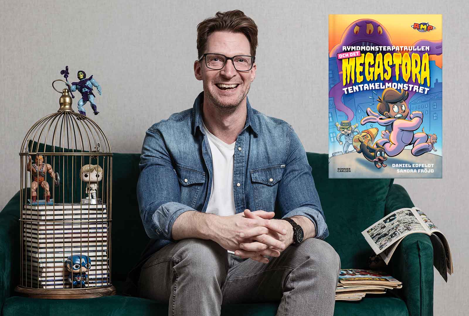 Daniel Edfelt: "Humor gör att läsningen blir lättare att ta sig an"