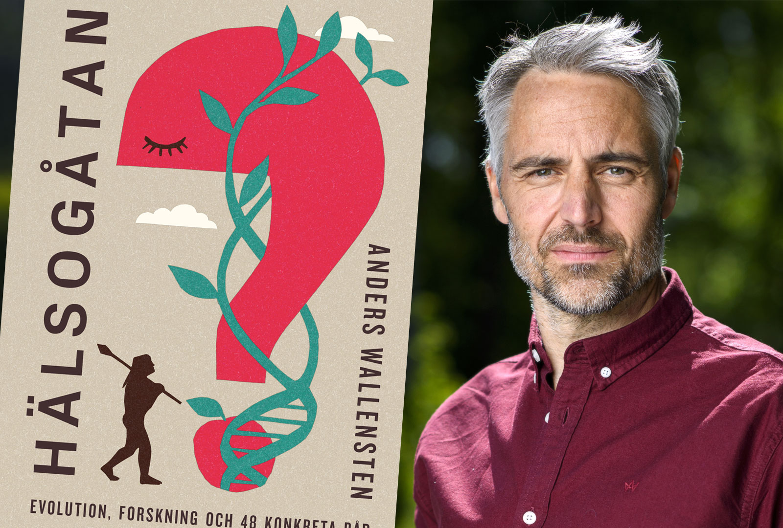 Anders Wallensten debuterar med Hälsogåtan