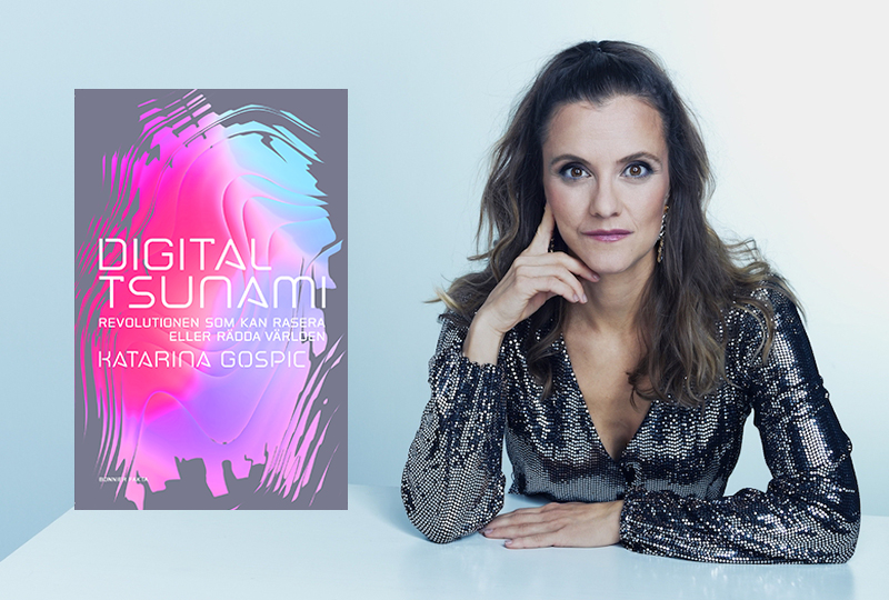 Katarina Gospic skriver bok om digital tsunami