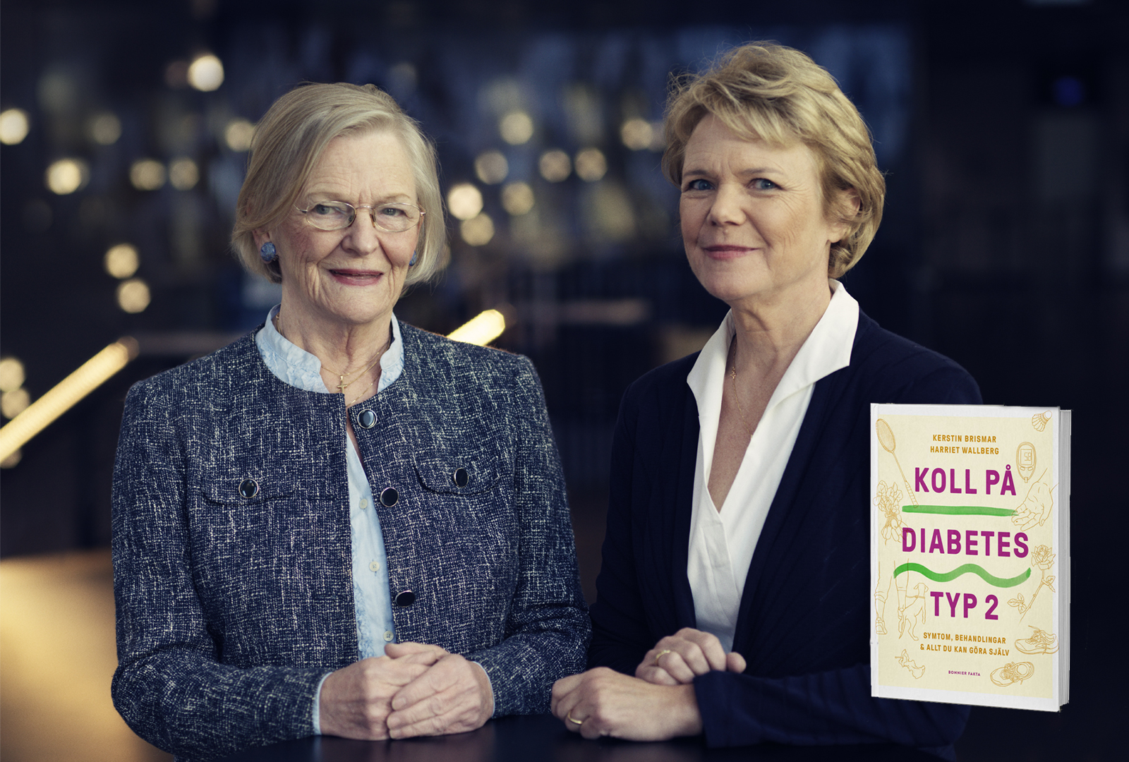 Kerstin Brismar och Harriet Wallberg med ny bok om diabetes typ 2