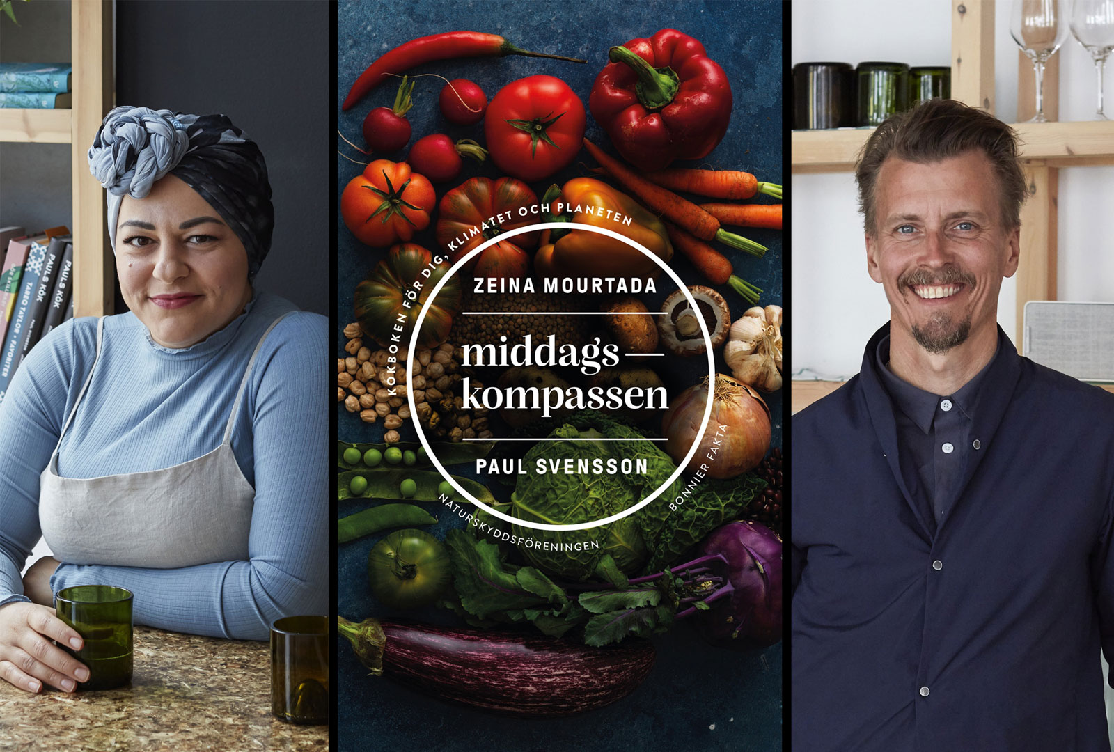 Zeina Mourtada och Paul Svensson ger ut en klimatsmart kokbok