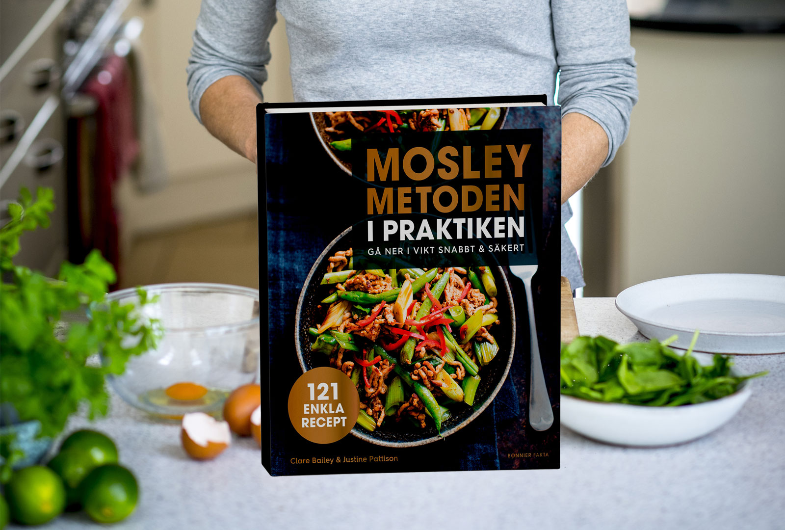 Ny kokbok med medelhavskost och praktisk hjälp för att komma igång med Mosleymetoden