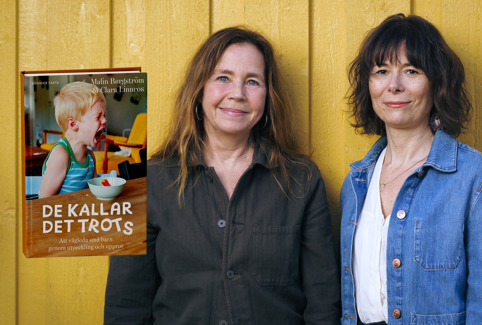 Barnpsykologerna Malin Bergström och Clara Linnros aktuella med ny bok om trots