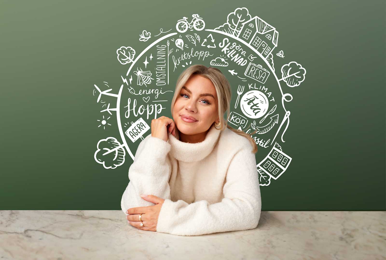 Therése Lindgren ger ut bok om att leva mer hållbart tillsammans med Naturskyddsföreningen