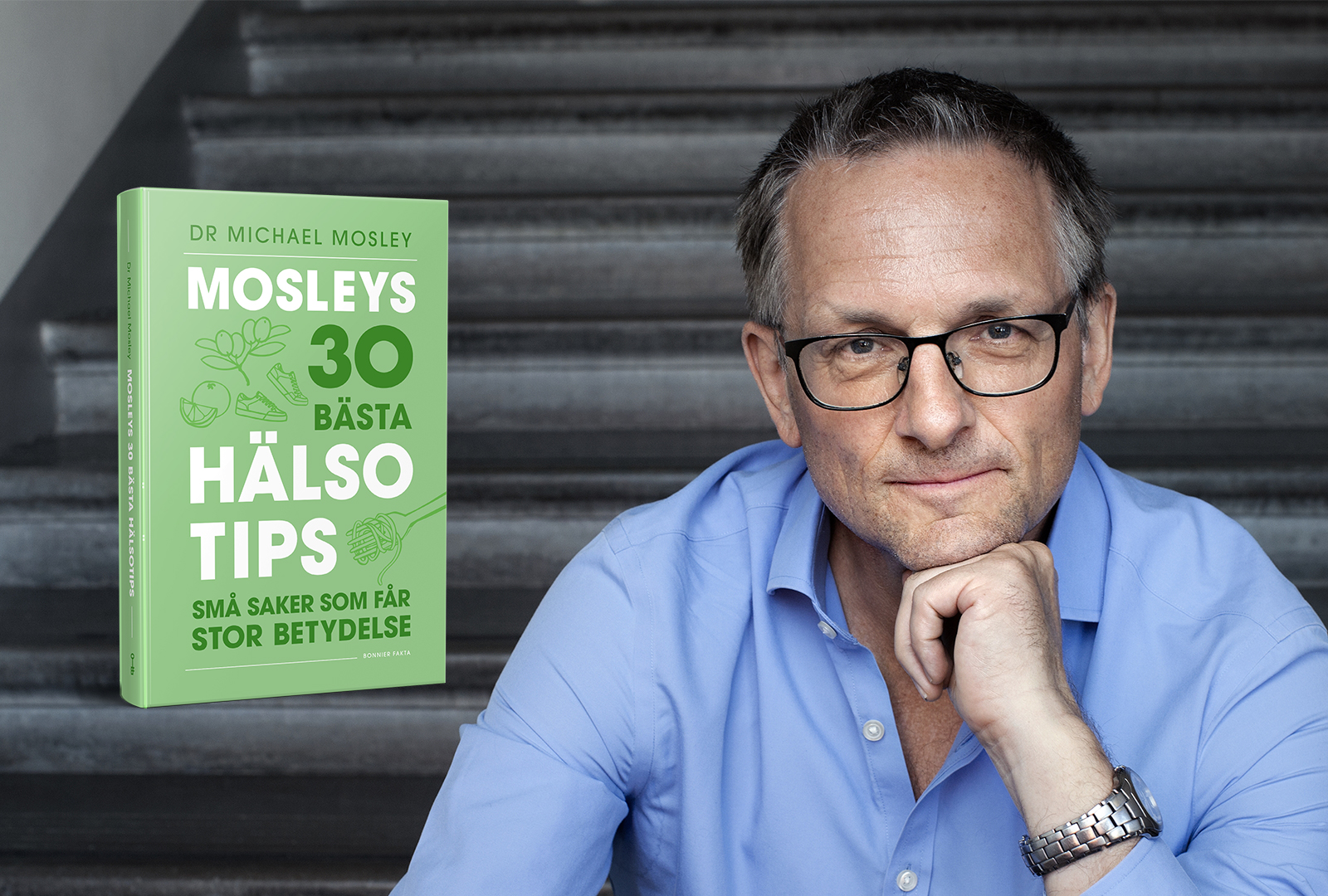 Dr Michael Mosley besöker Sverige och gästar Allt för hälsan-mässan