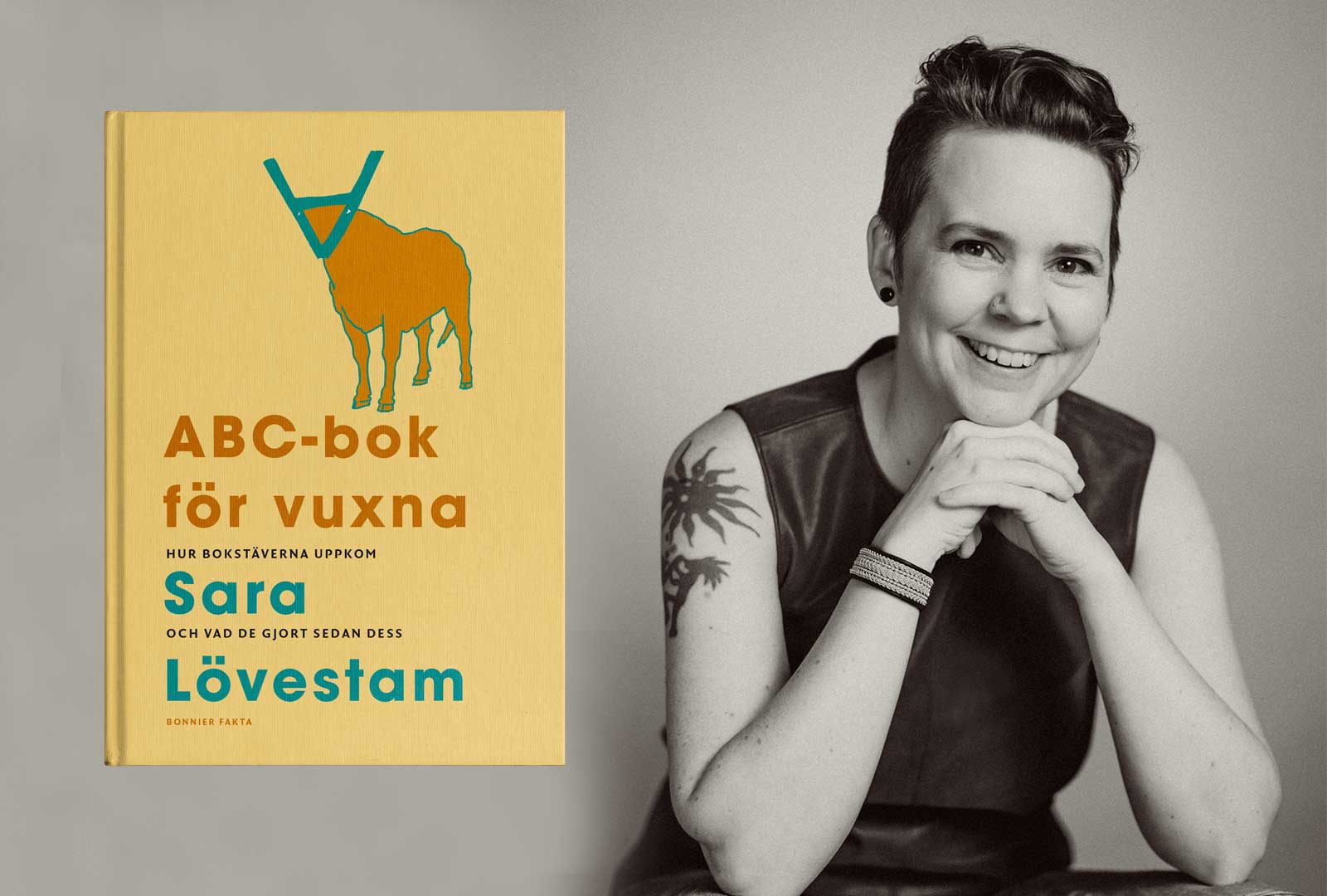 Sara Lövestam gräver i bokstävernas historia i ny bok