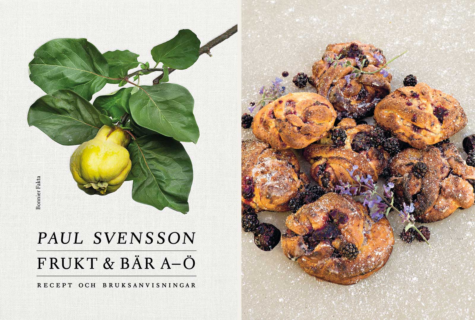 Baka Paul Svenssons björnbärsbullar de luxe