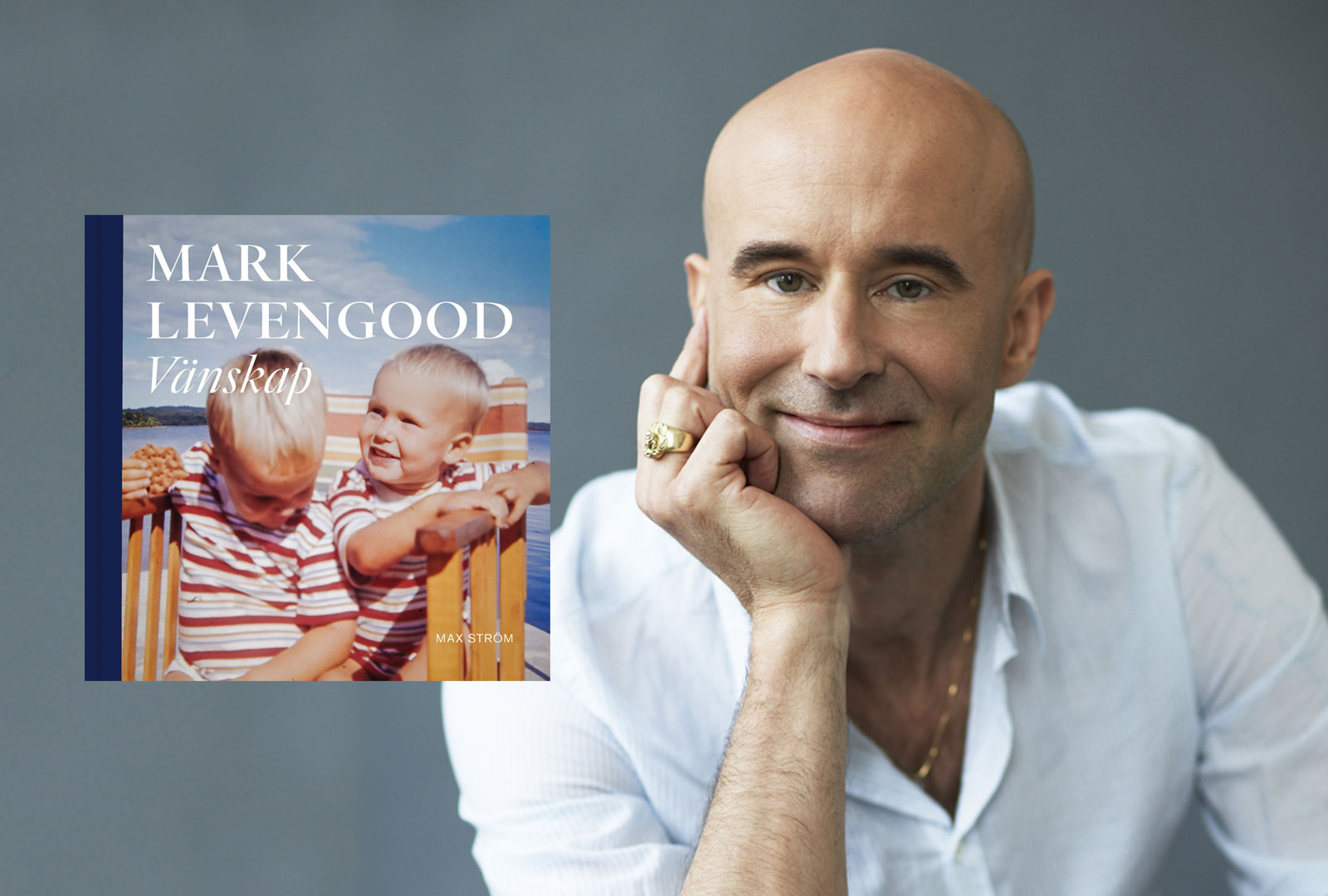 Mark Levengood skriver bok om vänskap