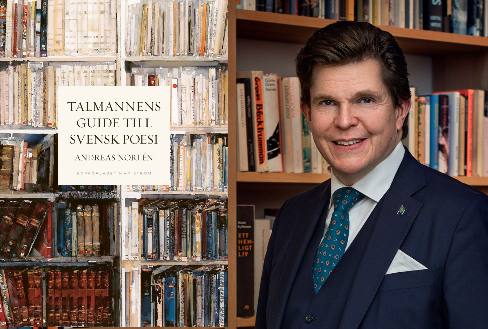 Talmannen ger ut bok om svensk poesi