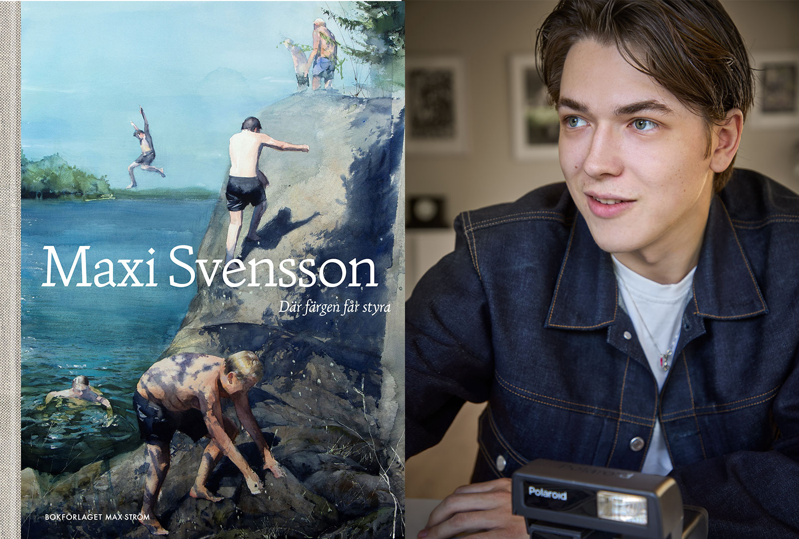 Akvarellkonstnären Maxi Svensson debuterar med personlig konstbok