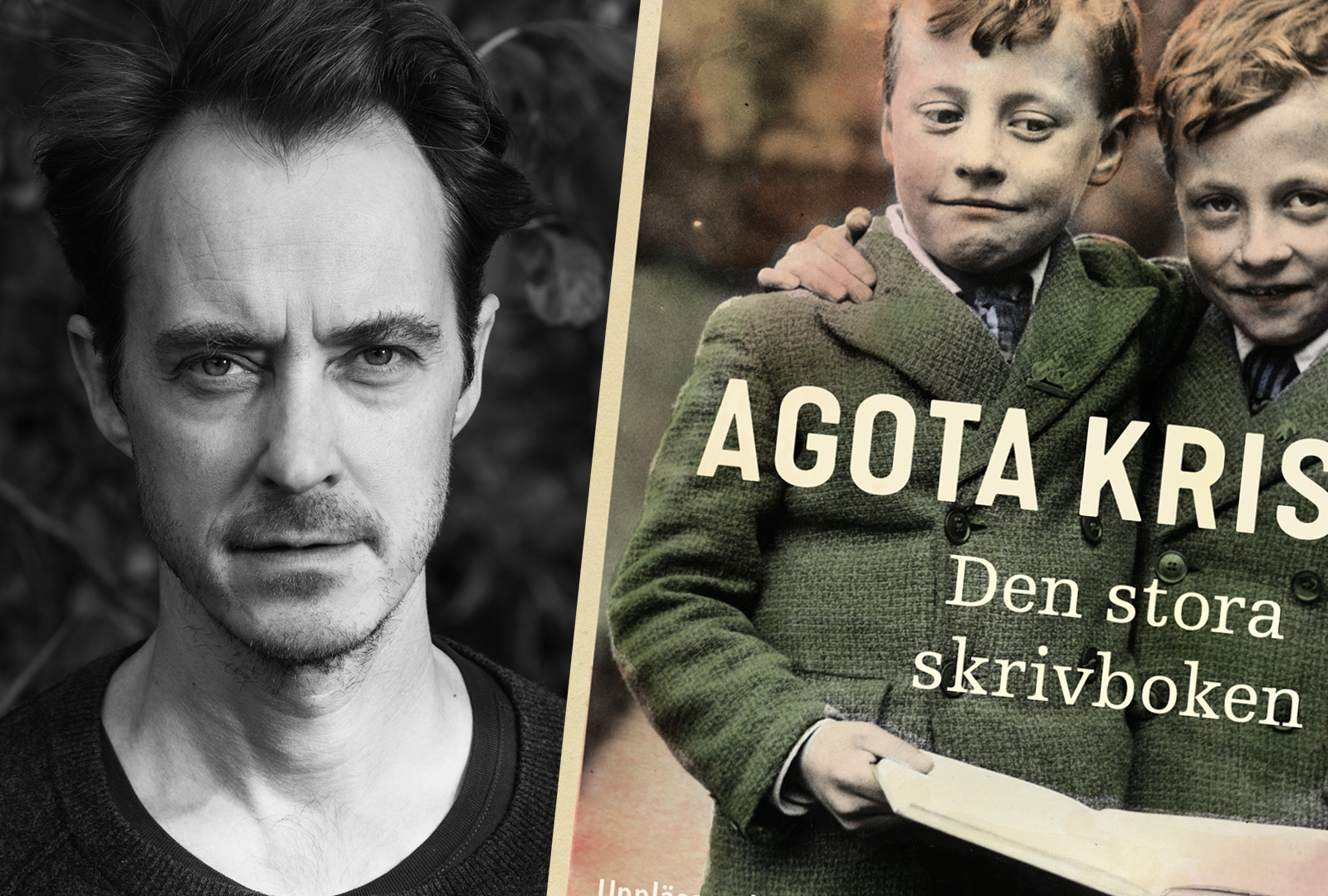 Hyllade "Den stora skrivboken" – nu i inläsning av Jonas Karlsson