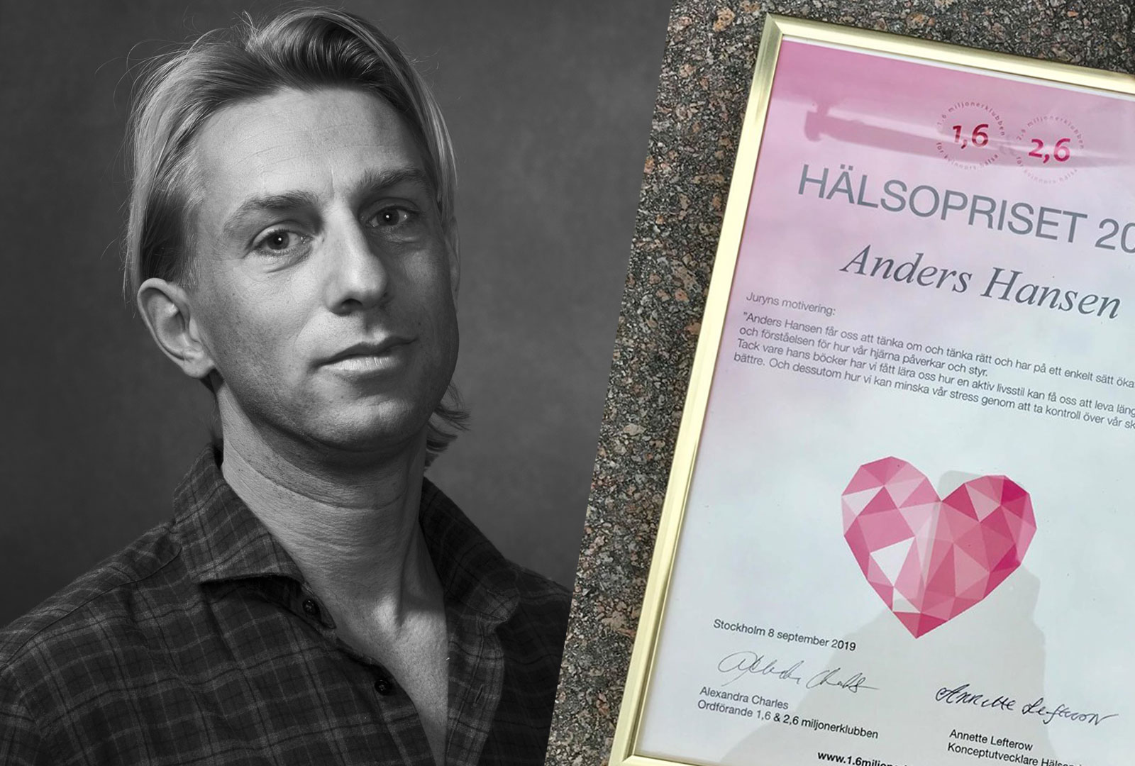 Hälsopriset 2019 till Anders Hansen